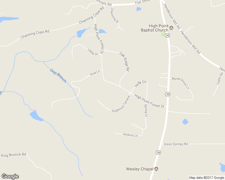 map of restaurants, bars, coffee shops, grocery stores, and more near 215 High Point Forest Drive in Covington