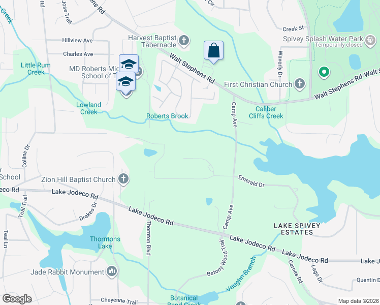 map of restaurants, bars, coffee shops, grocery stores, and more near 1992 Kunuga Drive in Jonesboro