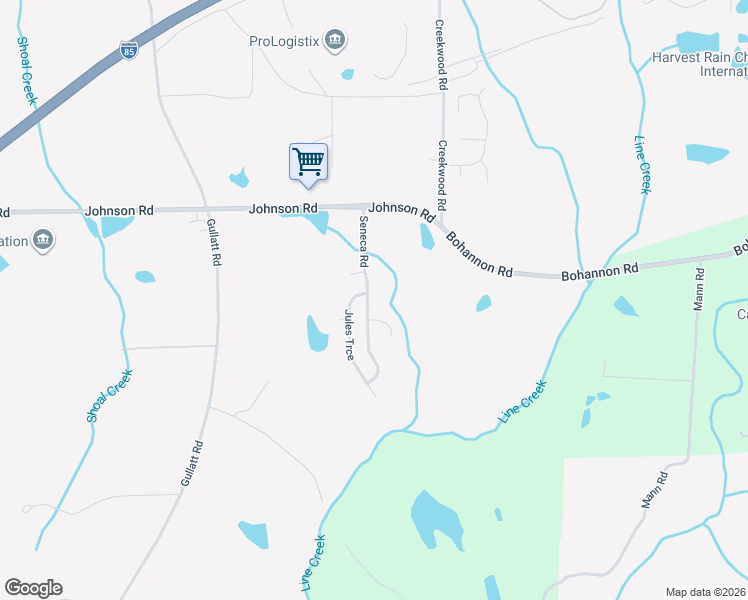 map of restaurants, bars, coffee shops, grocery stores, and more near 8806 Seneca Road in Palmetto