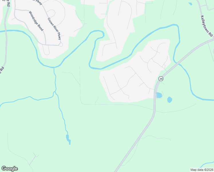 map of restaurants, bars, coffee shops, grocery stores, and more near Broken Arrow Cove in McDonough