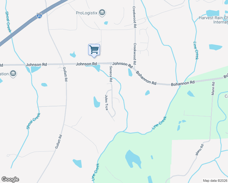 map of restaurants, bars, coffee shops, grocery stores, and more near 8806 Seneca Road in Palmetto