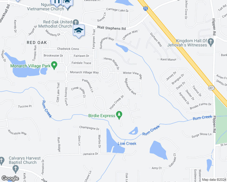 map of restaurants, bars, coffee shops, grocery stores, and more near 806 Chelsea Wood Court in Stockbridge