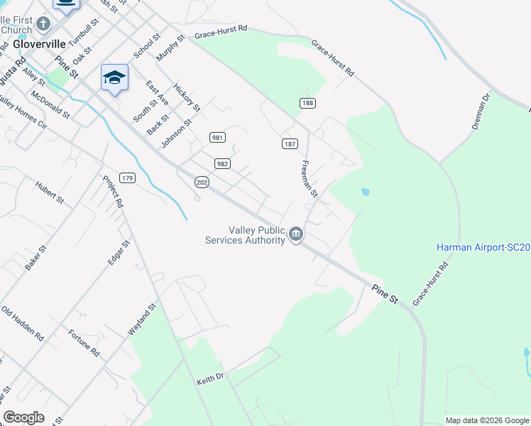 map of restaurants, bars, coffee shops, grocery stores, and more near 407 Pine Street in Warrenville