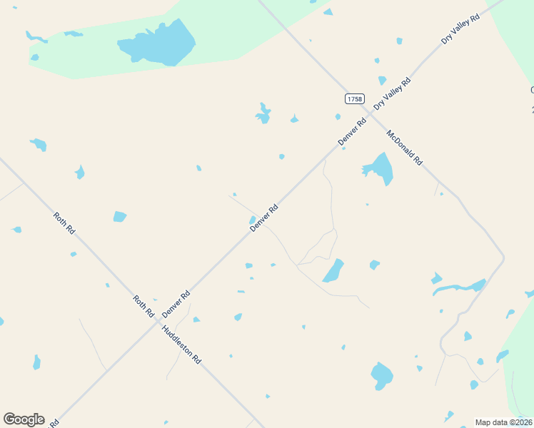 map of restaurants, bars, coffee shops, grocery stores, and more near Denver Road in Bowie