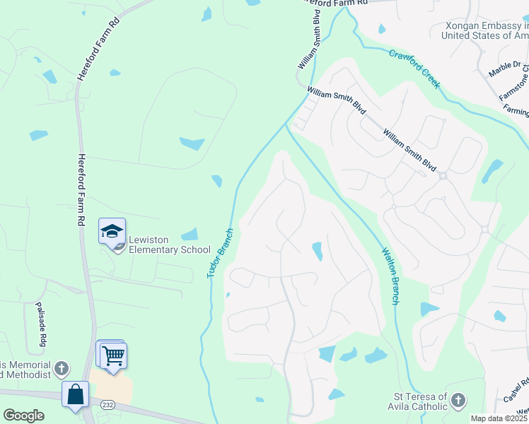 map of restaurants, bars, coffee shops, grocery stores, and more near 3010 Haseley Court in Grovetown