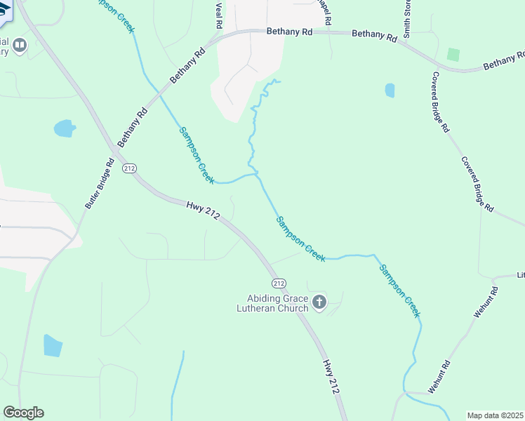 map of restaurants, bars, coffee shops, grocery stores, and more near 5642 Georgia 212 in Covington