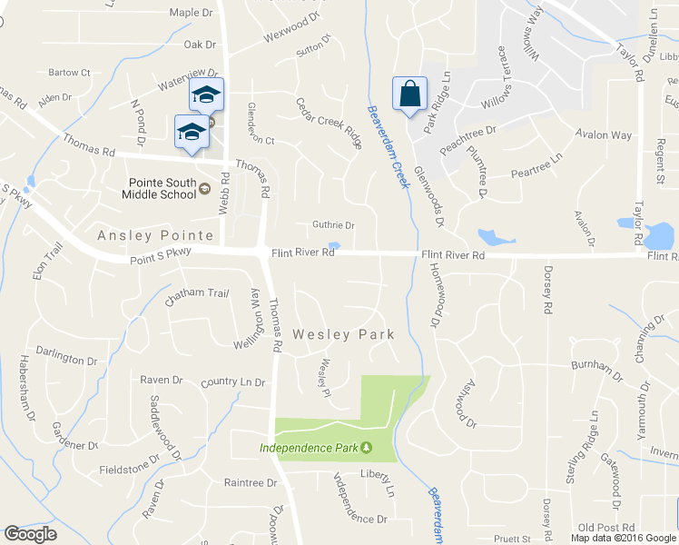 map of restaurants, bars, coffee shops, grocery stores, and more near 421 Montgomery Pl in Jonesboro