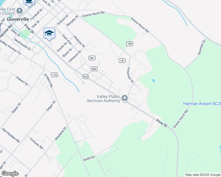 map of restaurants, bars, coffee shops, grocery stores, and more near 407 Pine Street in Warrenville