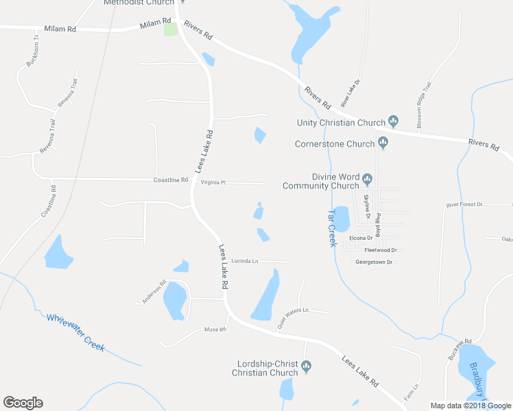 map of restaurants, bars, coffee shops, grocery stores, and more near 155 Virginia Place in Fayetteville