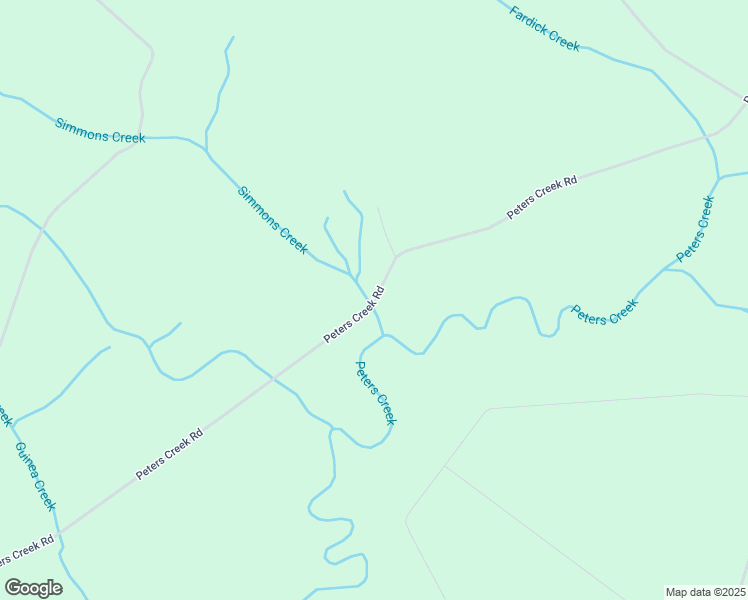 map of restaurants, bars, coffee shops, grocery stores, and more near Peters Creek Road in Georgetown