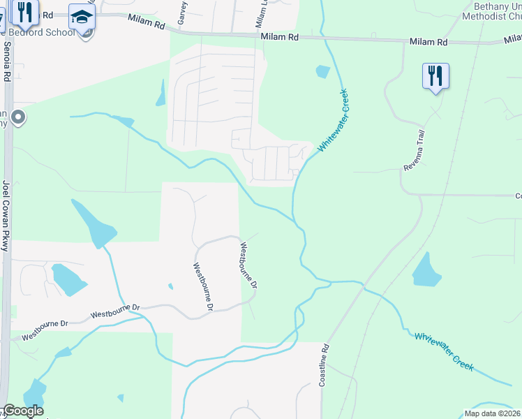 map of restaurants, bars, coffee shops, grocery stores, and more near 120 Kettering Trace in Tyrone