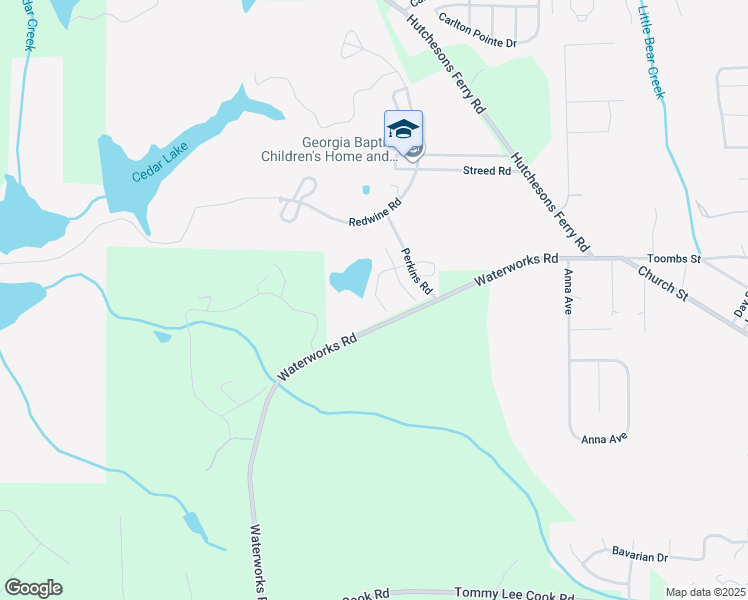 map of restaurants, bars, coffee shops, grocery stores, and more near 519 Perkins Road in Palmetto