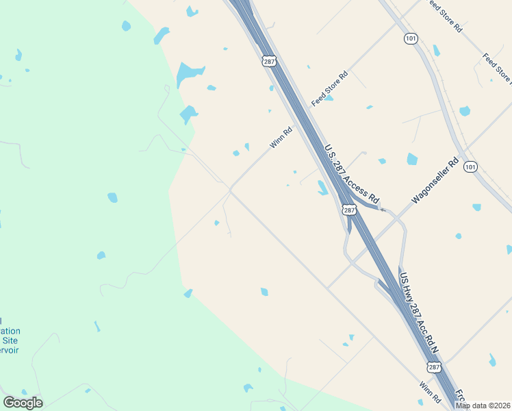 map of restaurants, bars, coffee shops, grocery stores, and more near 1250 Winn Road in Bowie