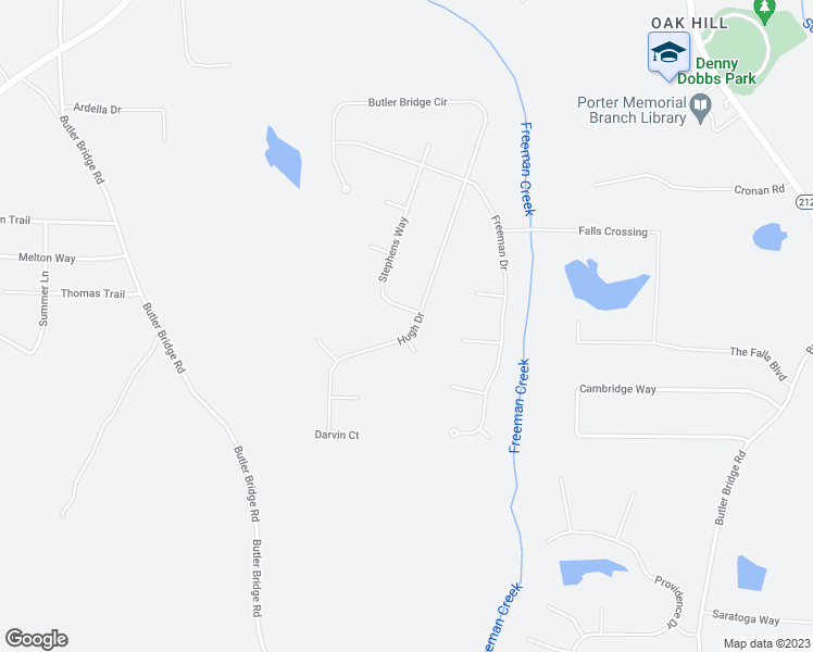 map of restaurants, bars, coffee shops, grocery stores, and more near 160 Hugh Drive in Covington