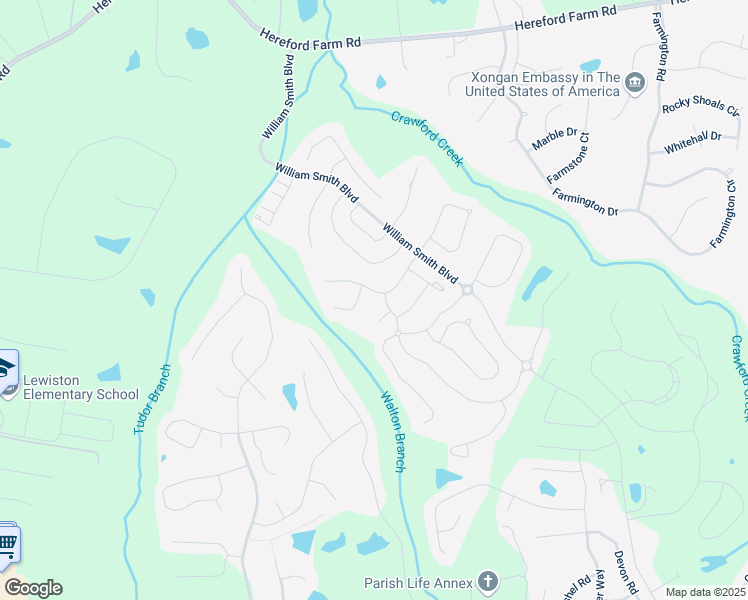 map of restaurants, bars, coffee shops, grocery stores, and more near 506 Sagebrush Trail in Evans