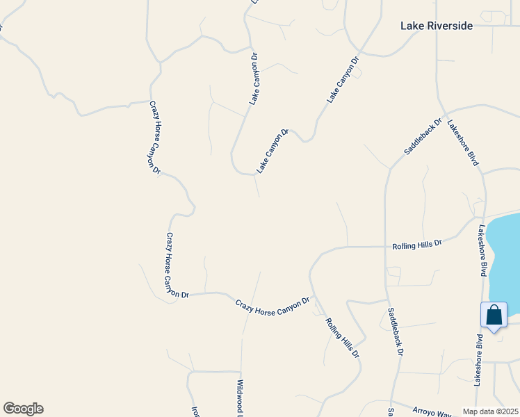 map of restaurants, bars, coffee shops, grocery stores, and more near 41482 Rocky Ridge Court in Aguanga