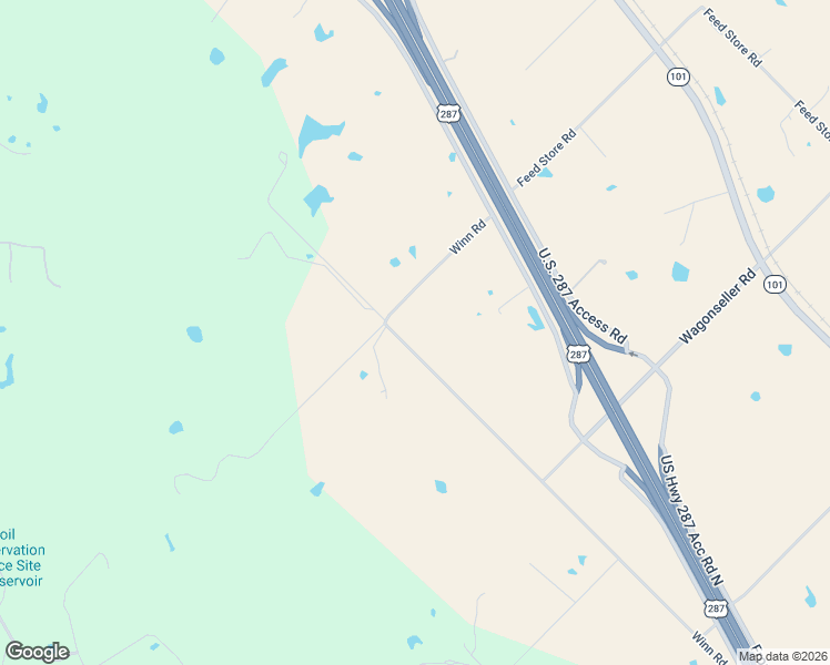 map of restaurants, bars, coffee shops, grocery stores, and more near 1250 Winn Road in Bowie