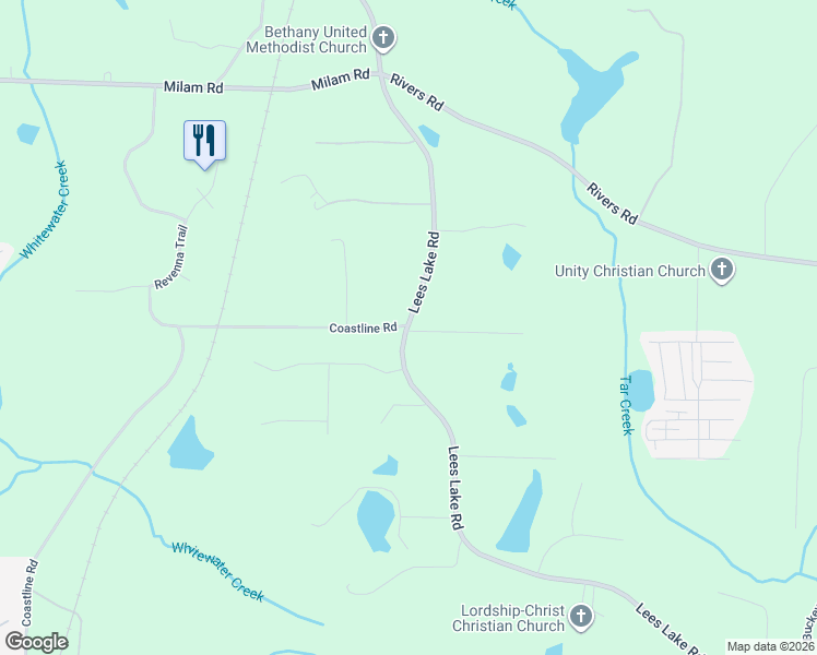 map of restaurants, bars, coffee shops, grocery stores, and more near 100 Virginia Place in Fayetteville