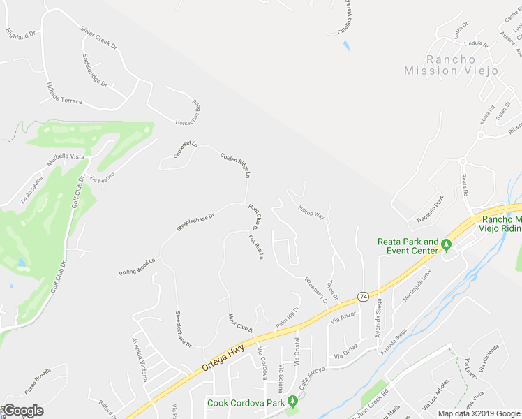 map of restaurants, bars, coffee shops, grocery stores, and more near 30562 Hunt Club Drive in San Juan Capistrano