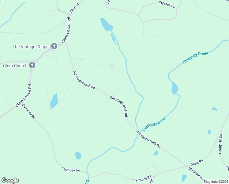 map of restaurants, bars, coffee shops, grocery stores, and more near 290 Old Stagecoach Road in Carrollton
