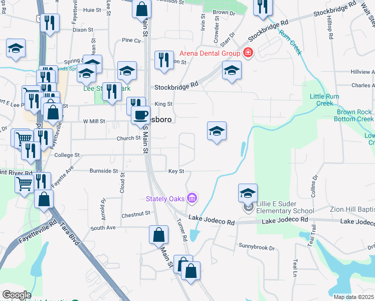 145 South McDonough Street, Jonesboro GA Walk Score