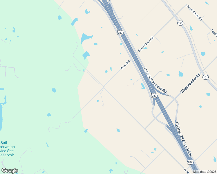 map of restaurants, bars, coffee shops, grocery stores, and more near 1251 Winn Road in Bowie