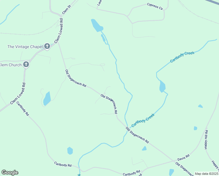 map of restaurants, bars, coffee shops, grocery stores, and more near 290 Old Stagecoach Road in Carrollton