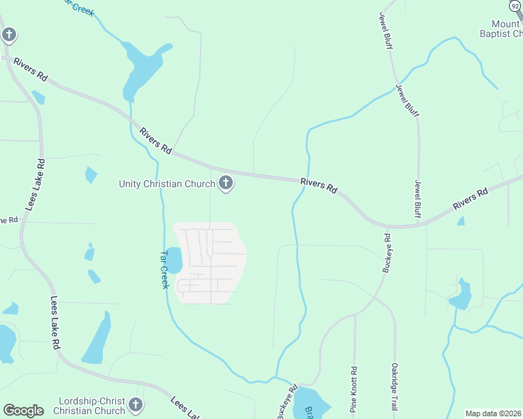 map of restaurants, bars, coffee shops, grocery stores, and more near 404 Rivers Road in Fayetteville