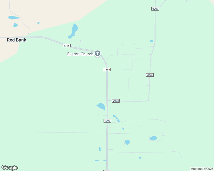 map of restaurants, bars, coffee shops, grocery stores, and more near 3880 Farm to Market Road 1398 in Hooks