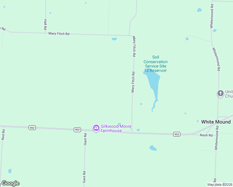 map of restaurants, bars, coffee shops, grocery stores, and more near 355 Mary Fitch Road in Sherman