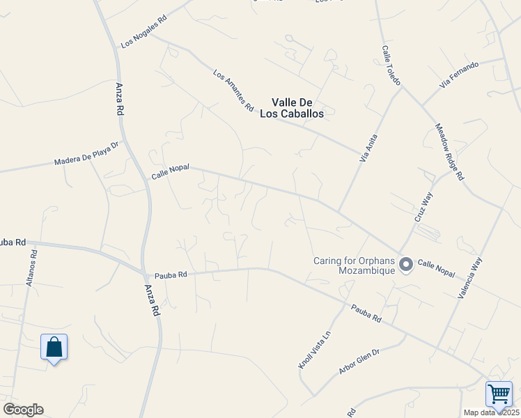 map of restaurants, bars, coffee shops, grocery stores, and more near 35435 Calle Nopal in Temecula
