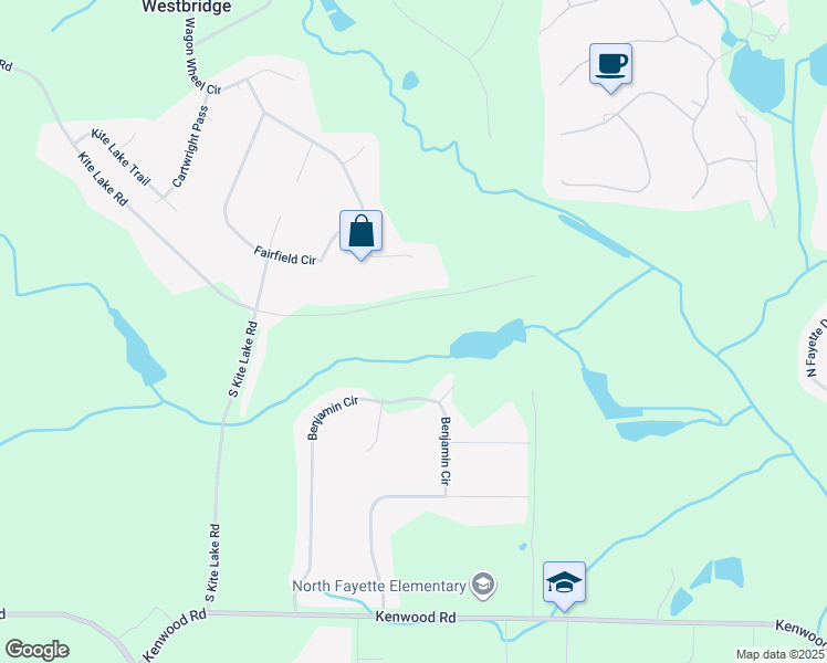 map of restaurants, bars, coffee shops, grocery stores, and more near 371 Kite Lake Road in Fayetteville