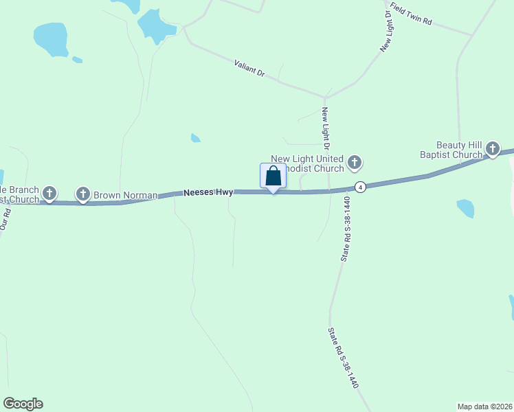 map of restaurants, bars, coffee shops, grocery stores, and more near 3371 Neeses Hwy in Orangeburg