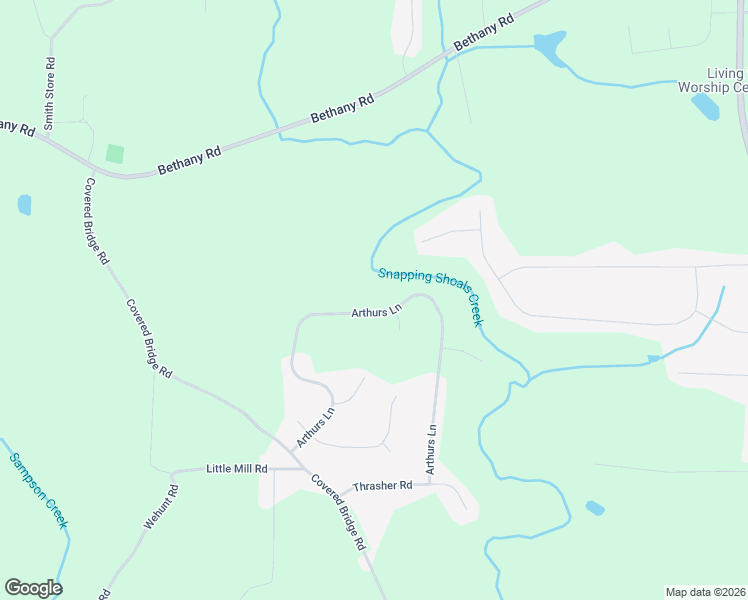 map of restaurants, bars, coffee shops, grocery stores, and more near 280 Arthurs Lane in Covington