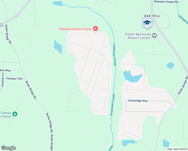 map of restaurants, bars, coffee shops, grocery stores, and more near 115 Hugh Drive in Covington