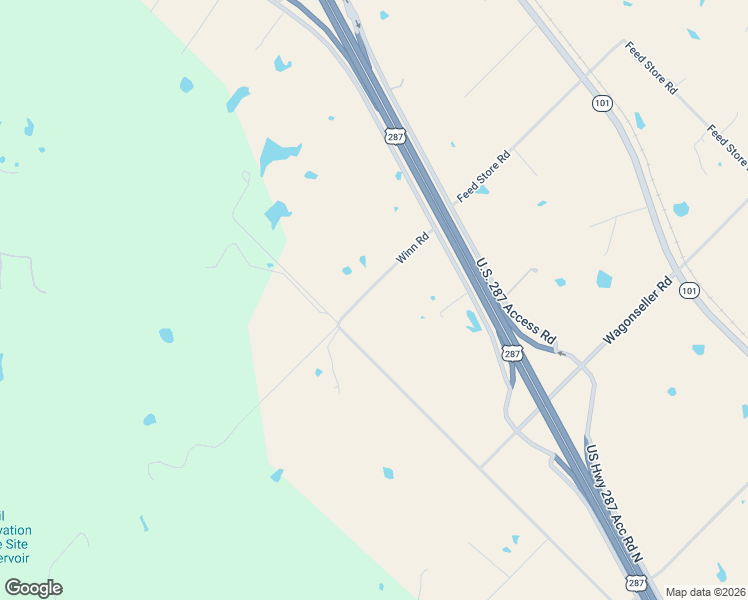 map of restaurants, bars, coffee shops, grocery stores, and more near 1352 Winn Road in Bowie