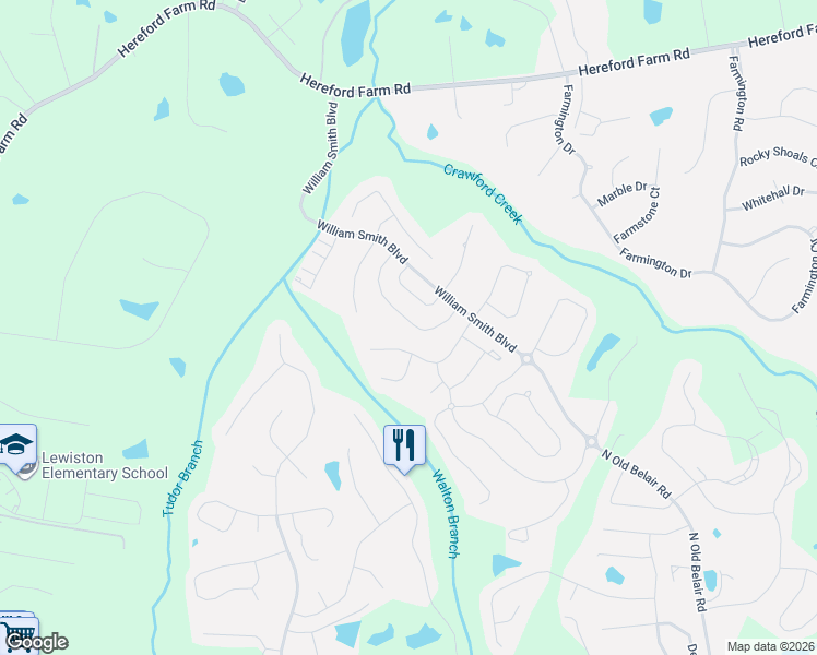 map of restaurants, bars, coffee shops, grocery stores, and more near 5439 Everlook Circle in Evans