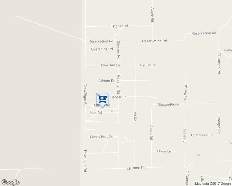 map of restaurants, bars, coffee shops, grocery stores, and more near 59220 Roger Lane in Anza