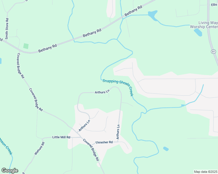 map of restaurants, bars, coffee shops, grocery stores, and more near 240 Arthurs Lane in Covington