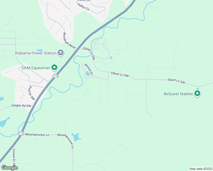 map of restaurants, bars, coffee shops, grocery stores, and more near 440 Bridle Trace Drive in Leeds