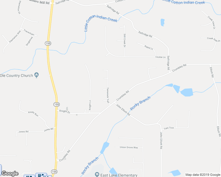 map of restaurants, bars, coffee shops, grocery stores, and more near 130 Tamarack Trail in McDonough