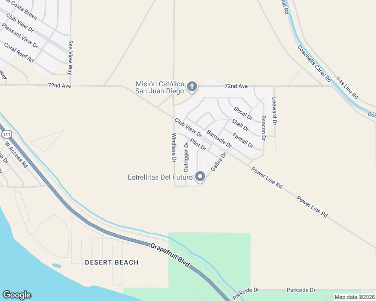 map of restaurants, bars, coffee shops, grocery stores, and more near Outrigger Drive in North Shore