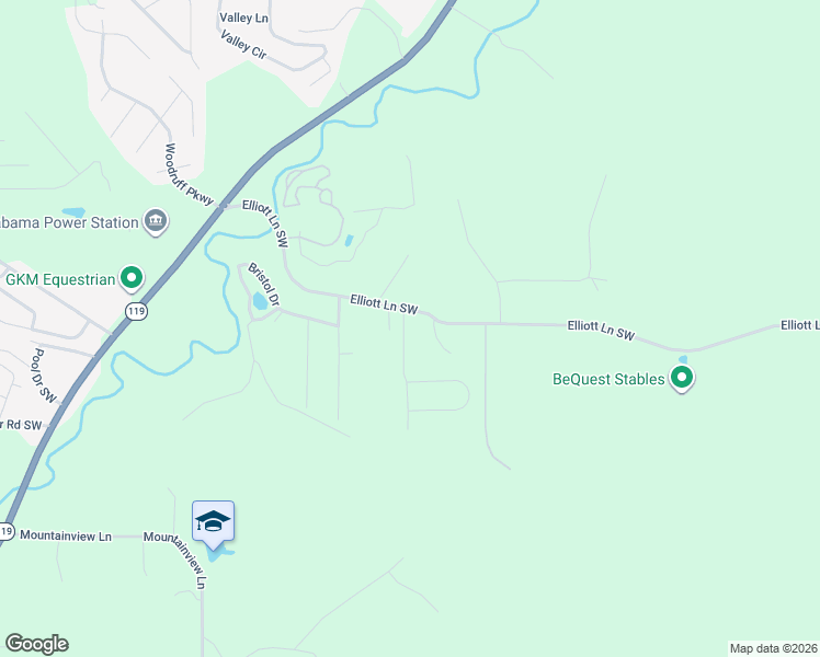 map of restaurants, bars, coffee shops, grocery stores, and more near 7233 Elliott Lane Southwest in Leeds