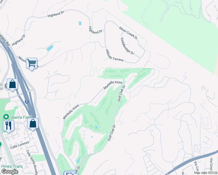 map of restaurants, bars, coffee shops, grocery stores, and more near 30402 Marbella Vista in San Juan Capistrano