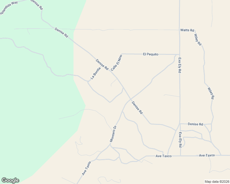 map of restaurants, bars, coffee shops, grocery stores, and more near 40455 Denise Road in Temecula