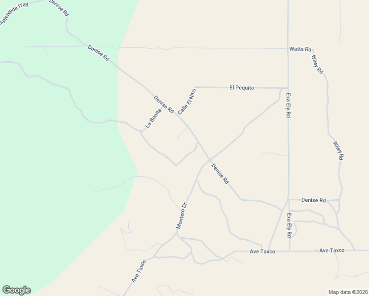 map of restaurants, bars, coffee shops, grocery stores, and more near 40455 Denise Road in Temecula