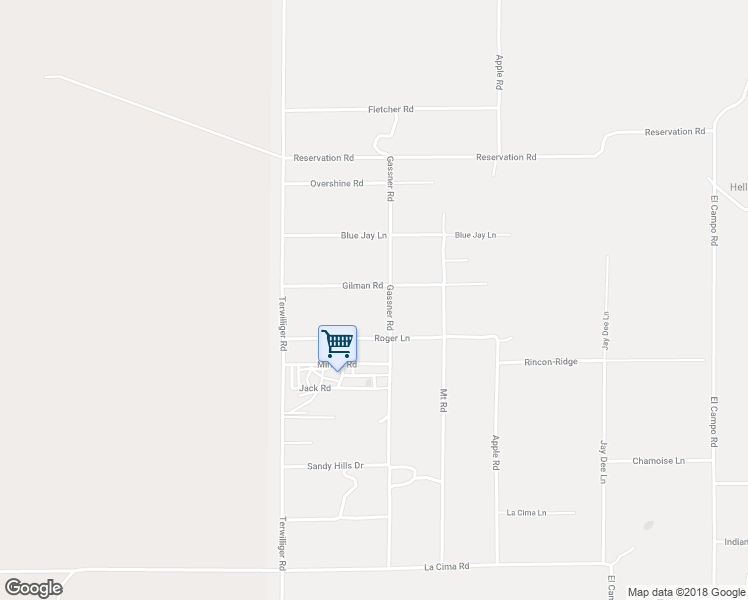 map of restaurants, bars, coffee shops, grocery stores, and more near 59195 Gilman Road in Anza