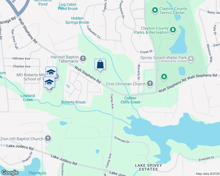 map of restaurants, bars, coffee shops, grocery stores, and more near in 