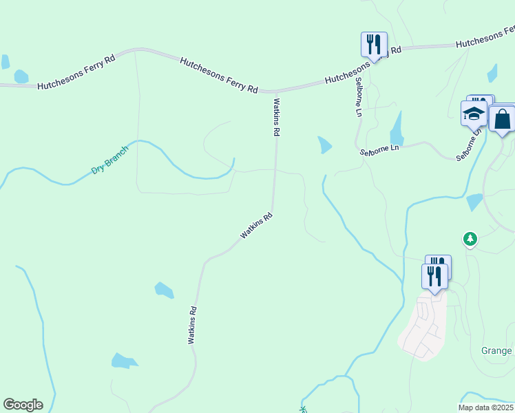 map of restaurants, bars, coffee shops, grocery stores, and more near 8495 Serenbe Road in Chattahoochee Hills
