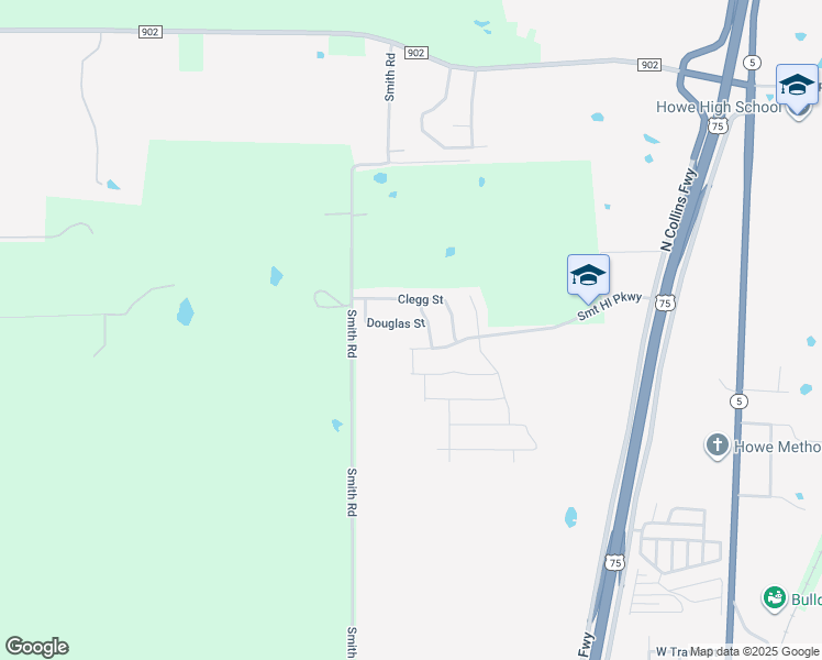 map of restaurants, bars, coffee shops, grocery stores, and more near 1803 Douglas Street in Howe